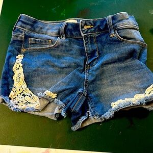 Girls jean shorts